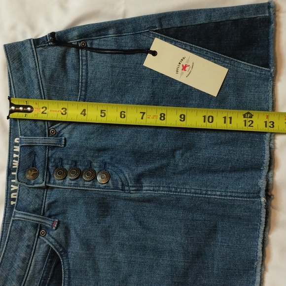 NWT Idyllwind Fueled by Miranda Lambert Denim Blue Jean Skirt Sz XS - Picture 3 of 7
